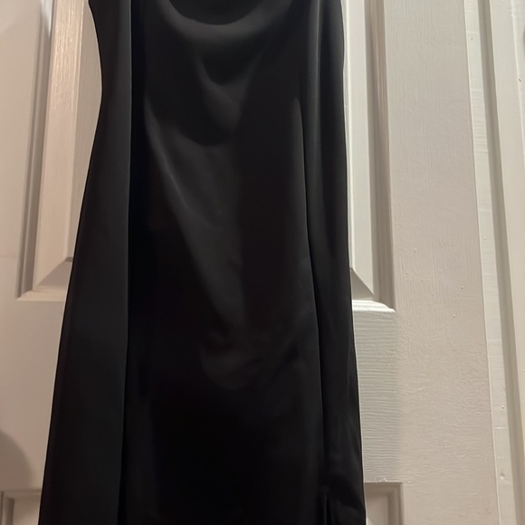 Lulus Long Black Dress Size Medium Spaghetti Strap - Picture 6 of 6
